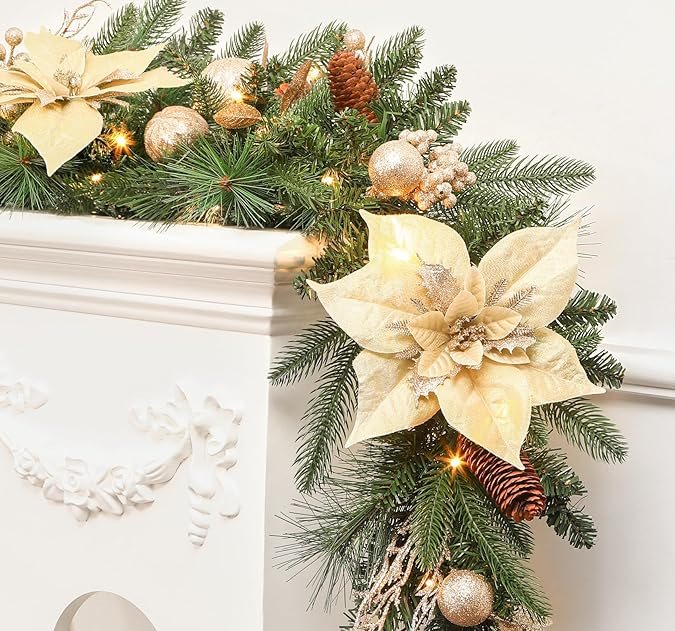 Guirnalda de Navidad de SHareconn, disponible en Amazon.