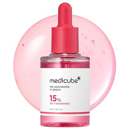 TXA Niacinamide 15 serum de Medicube, disponible en Amazon.