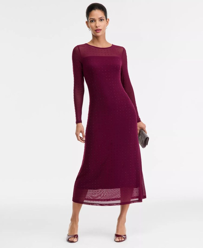 Women's Rhinestone Dress de I.N.C. International Concepts, disponible en Macy's.