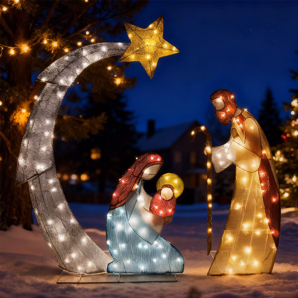 3D Christmas Nativity Scene de Joyfy, disponible en Target