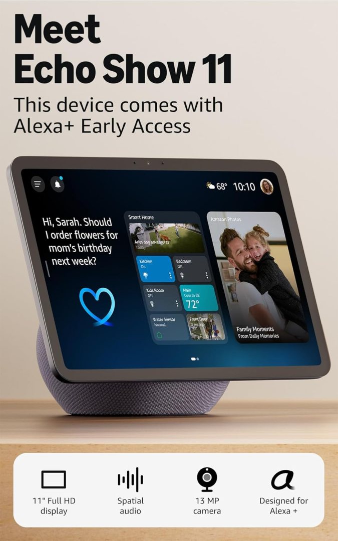 Amazon Echo Show 11, disponible en Amazon.