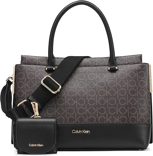Bianca Triple Compartment Satchel de Calvin Klein, disponible en Amazon.