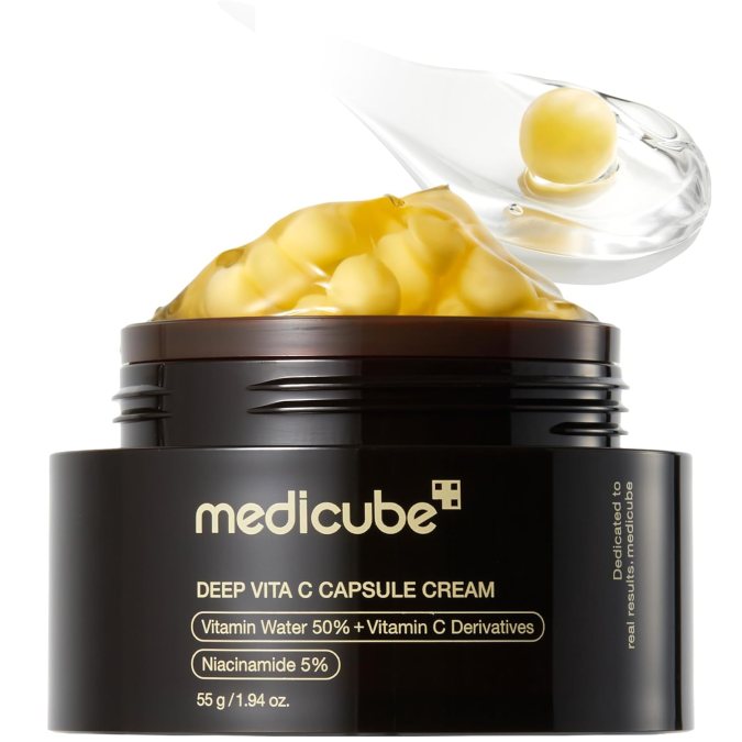 Deep Vita C Capsule Cream de Medicube, disponible en Amazon.
