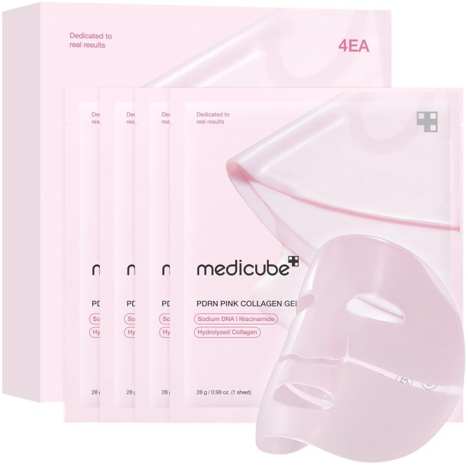 PDRN Pink Collagen Gel de Medicube, disponible en Amazon.