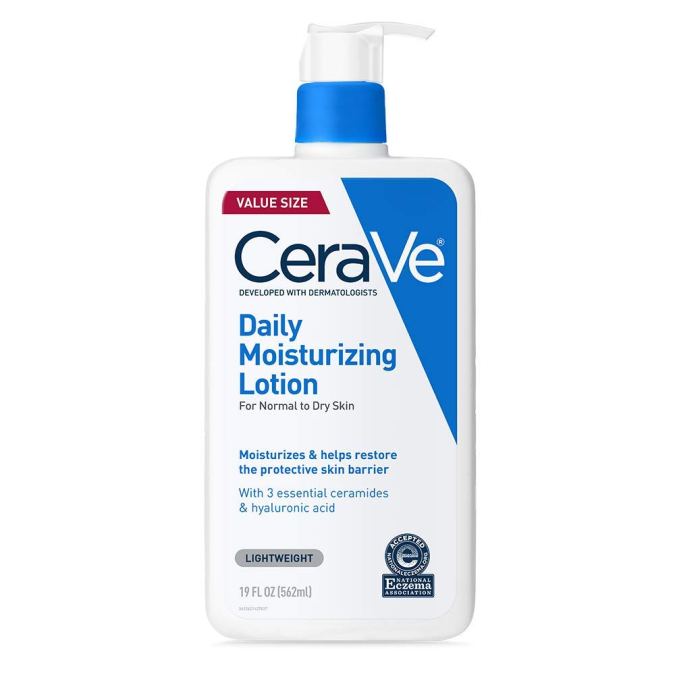 Daily Moisturizing Lotion de CeraVe, disponible en Amazon.
