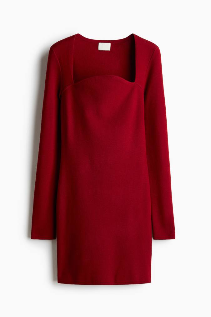 Knit Mini Dress de H&M.