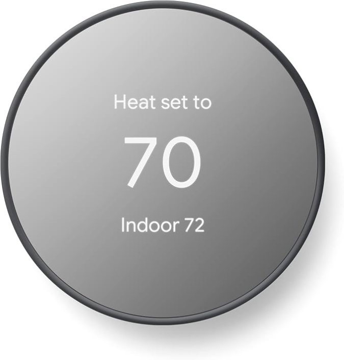 Termostato Nest de Google, disponible en Amazon.