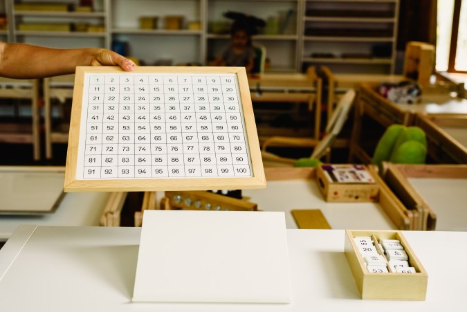 Ahorra llenándo los números con dinero en tu tabla numérica.