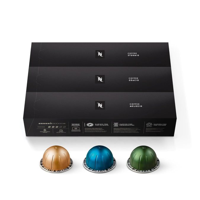 Cápsulas Vertuo de Nespresso, disponible en Amazon.